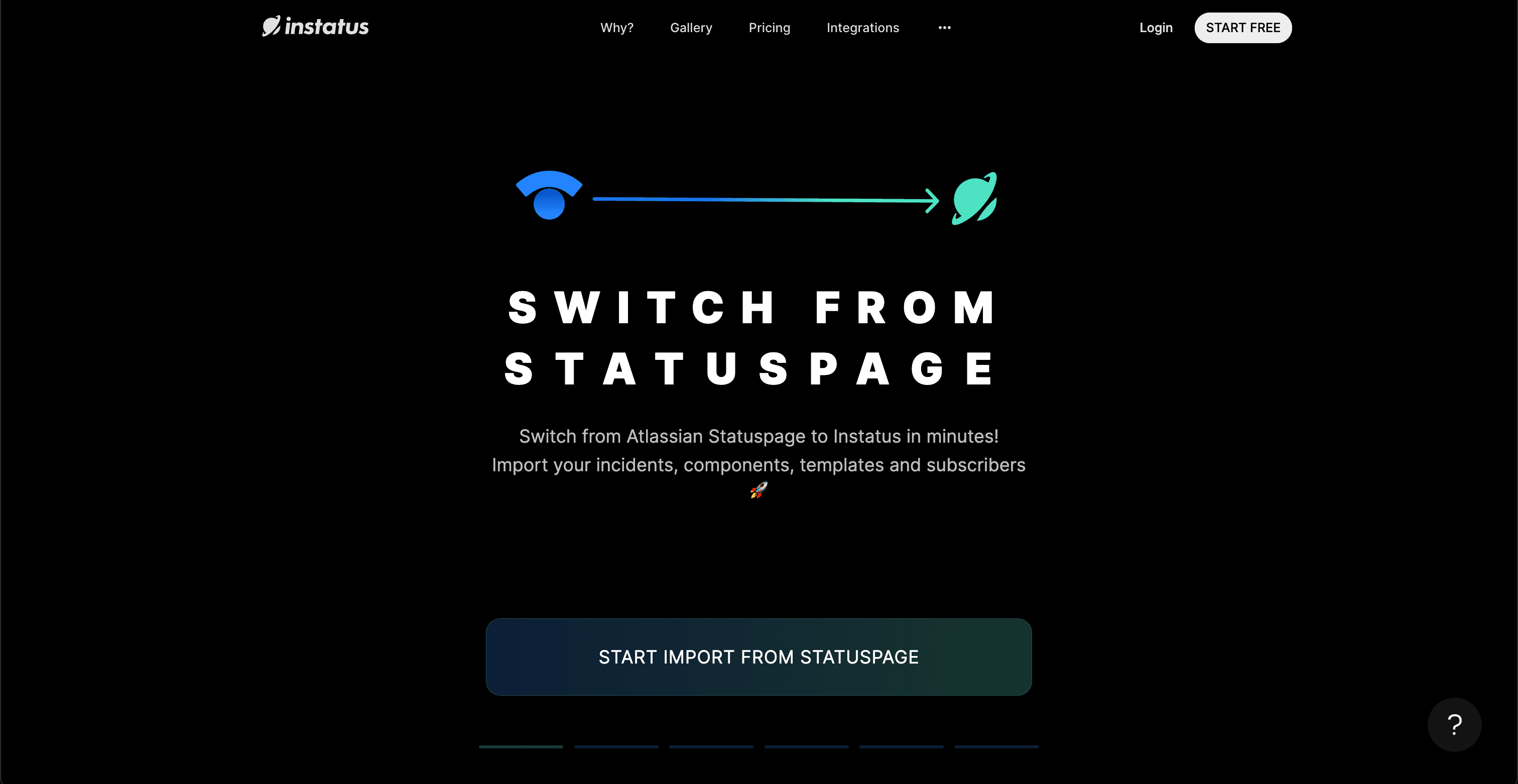 Switch from Statuspage